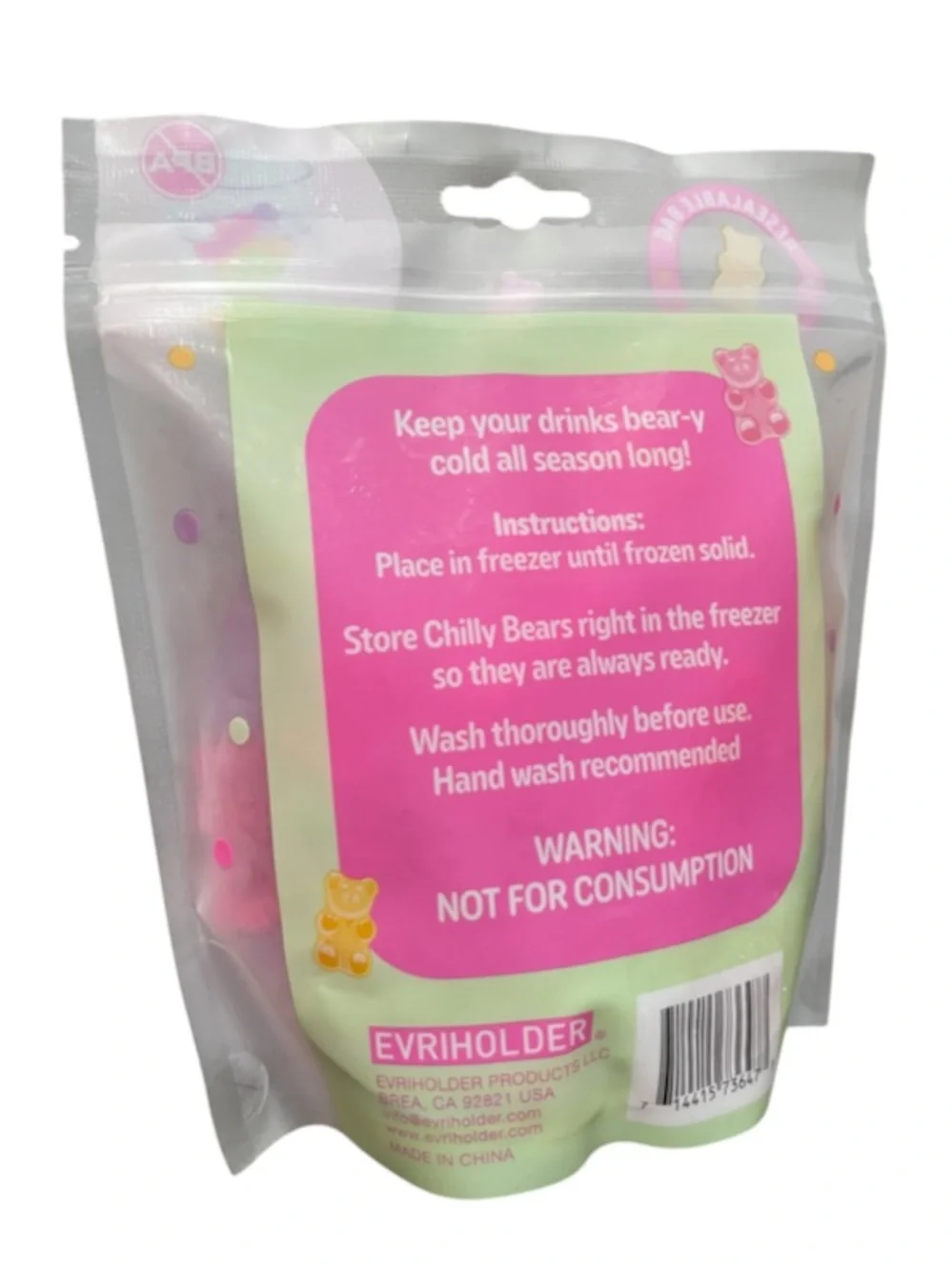 Chilly Bear 32 Piece Reusable Drink Chillers - Ice Cubes That Won’t Water Down!